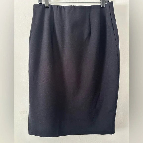Halogen Black Slit Midi Pencil Skirt - Picture 4 of 7